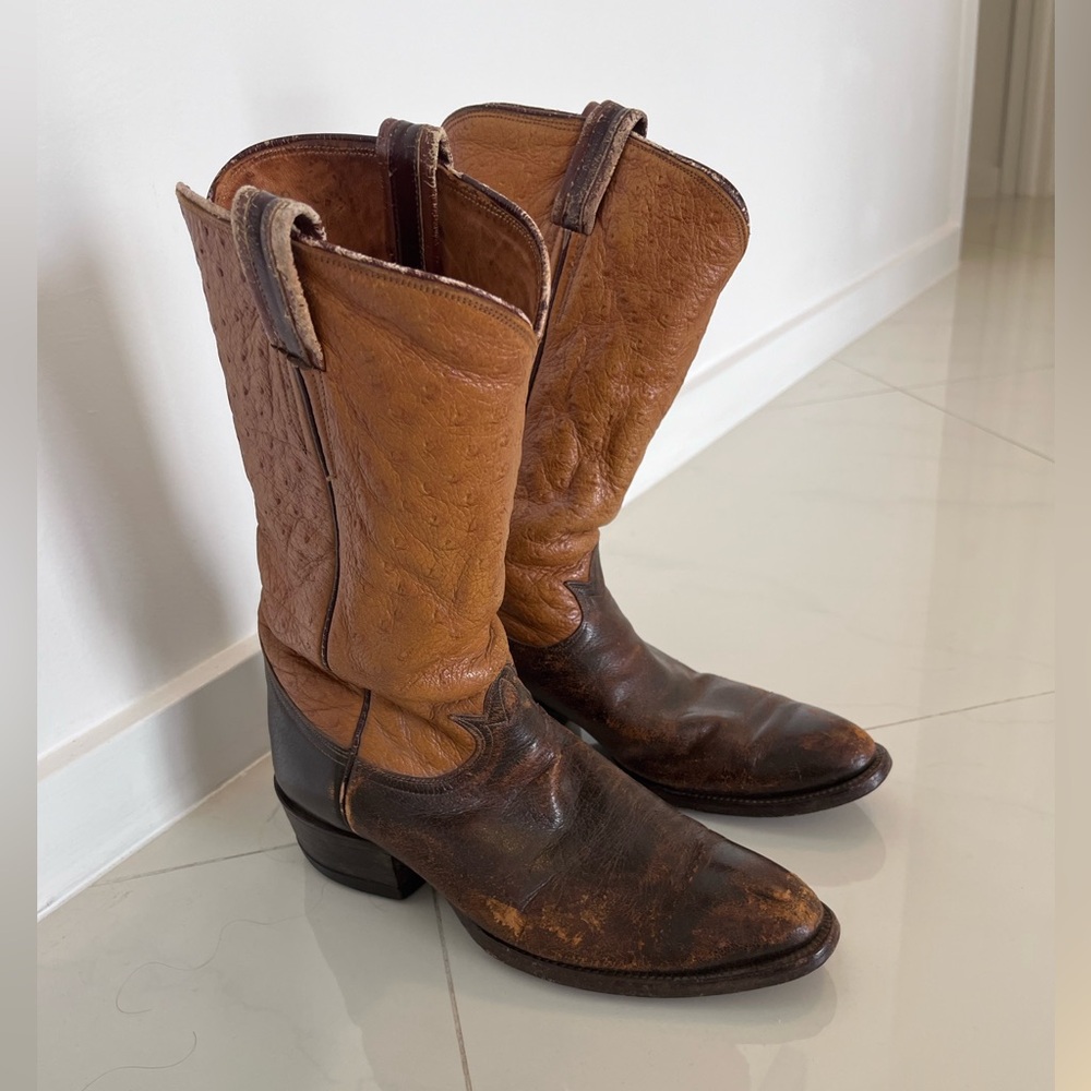 Vintage Tony Lama Cowboy Boots size 8 men’s